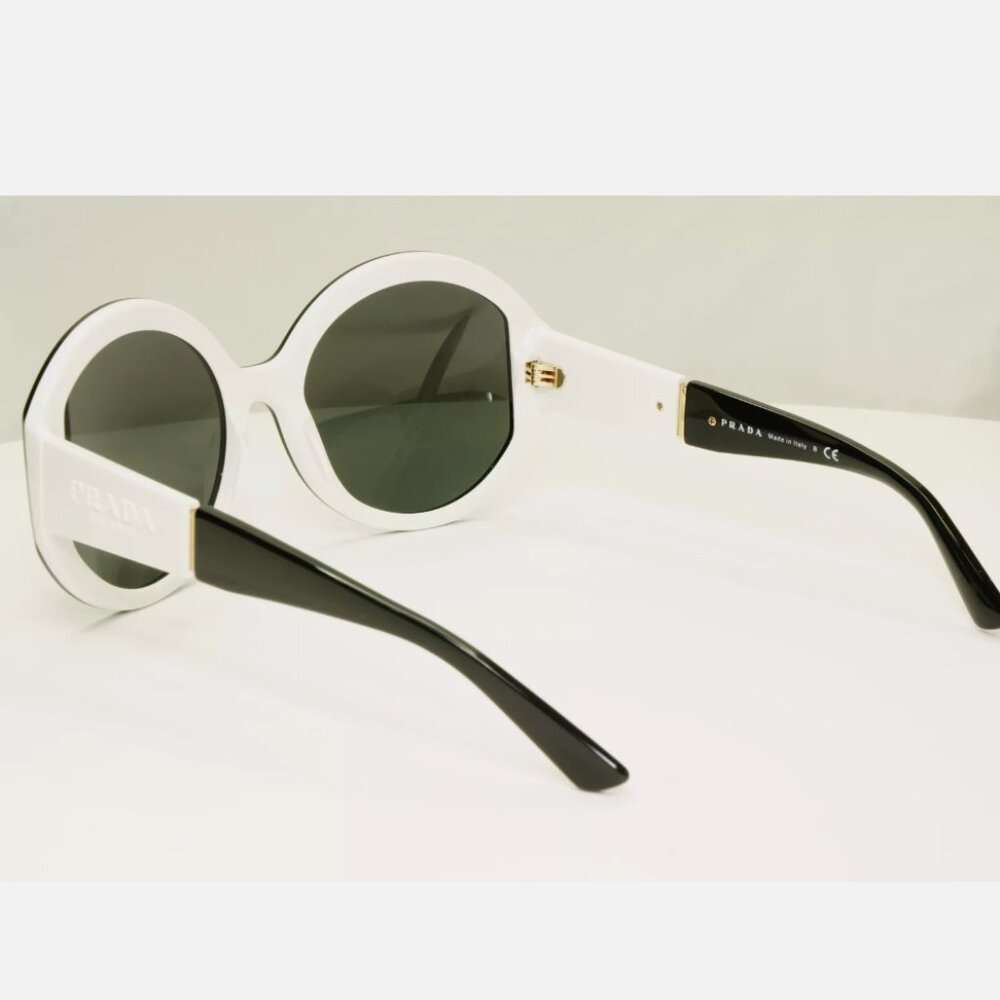 Prada Black White Milano Womens Sunglasses Italy - Picture 4 of 9
